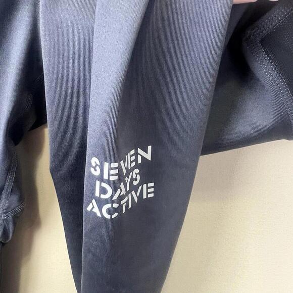 7 DAYS ACTIVE 'Chief Running Tights - Long' Men's Compression Training S Gry NWT - Picture 3 of 4